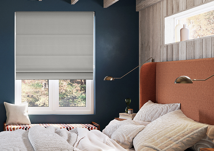 Menton, Stone Grey - Roman Blind - Image 3